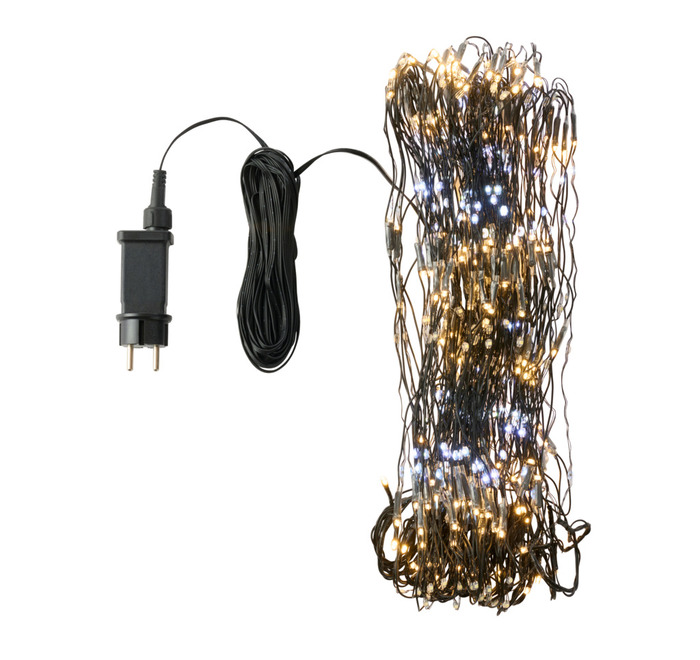 Lysnett Combi Basis 200 LED/320 mikro-LED 2 x 1,5 meter